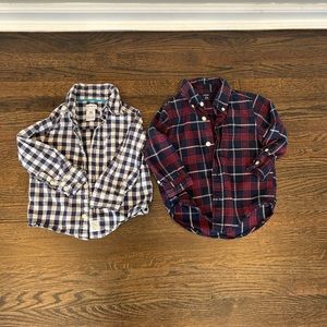 Two button down shirts. EUC!